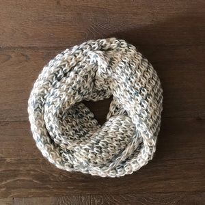 BP multicolored knit infinity scarf